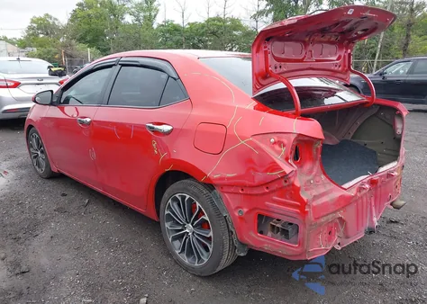 2015 Toyota Corolla Le z USA, uszkodzony, nr VIN 2T1BURHE0FC288960